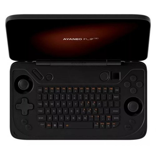 Уценка портативная игровая консоль AYANEO Flip KB 16GB/512GB Shadow Black (Следы использования, 839634) купить в Украине: Киев, Днепр, Харьков, Одесса  | Низкая цена, отзывы, характеристики от TELEMART фото