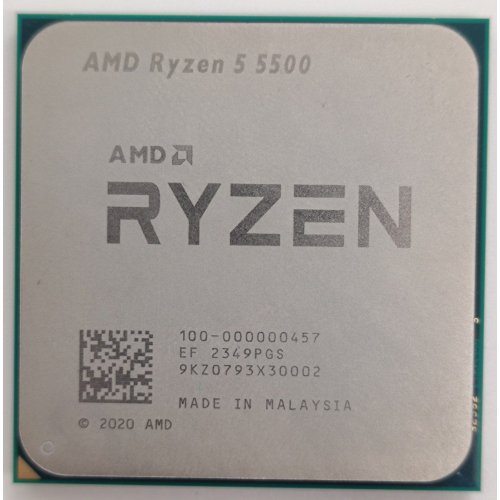 Процессор AMD Ryzen 5 5500 3.6(4.2)GHz 16MB sAM4 Tray (100-000000457) (Восстановлено продавцом, 839701) купить в Украине: Киев, Днепр, Харьков, Одесса  | Проверка совместимости, низкая цена, отзывы, характеристики от TELEMART фото