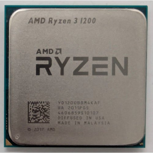 Процесор AMD Ryzen 3 1200 3.2(3.4)GHz sAM4 Box (YD1200BBAFBOX) (Відновлено продавцем, 839845) купити в Україні: Київ, Львів, Хмельницький, Тернопіль, Івано-Франківськ | Перевірка сумісності, низька ціна, відгуки, характеристики від TELEMART фото