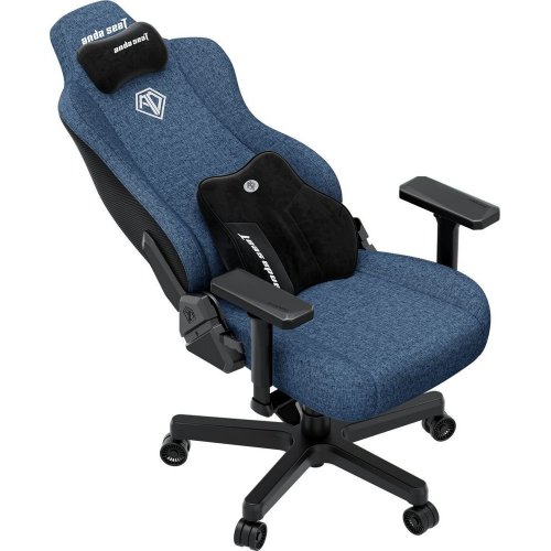 Уценка игровое кресло Anda Seat Kaiser 3E XL Fabric (AD23YC-XL-09-S-CF-S01) Dark Blue (Следы использования, 839857) купить в Украине: Киев, Днепр, Харьков, Одесса  | Низкая цена, отзывы, характеристики от TELEMART фото