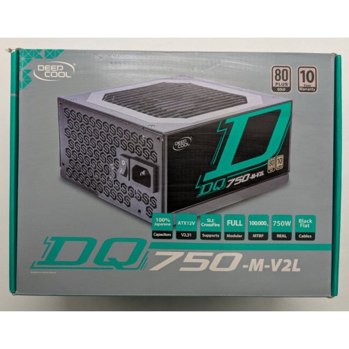 Блок живлення Deepcool DQ750-M-V2L 750W (DP-GD-DQ750-M-V2L) Black (Відновлено продавцем, 839869) купити в Україні: Київ, Львів, Хмельницький, Тернопіль, Івано-Франківськ | Перевірка сумісності, низька ціна, відгуки, характеристики від TELEMART фото