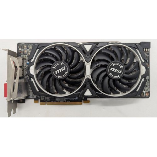 Відеокарта MSI Radeon RX 580 ARMOR OC 8192MB (RX 580 ARMOR 8G OC) (Відновлено продавцем, 839898) купити в Україні: Київ, Львів, Хмельницький, Тернопіль, Івано-Франківськ | Перевірка сумісності, низька ціна, відгуки, характеристики від TELEMART фото