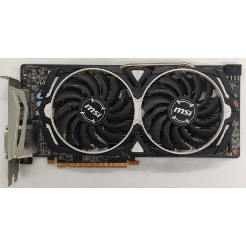 Видеокарта MSI Radeon RX 580 ARMOR OC 8192MB (RX 580 ARMOR 8G OC) (Восстановлено продавцом, 839936) купить в Украине: Киев, Днепр, Харьков, Одесса  | Проверка совместимости, низкая цена, отзывы, характеристики от TELEMART фото