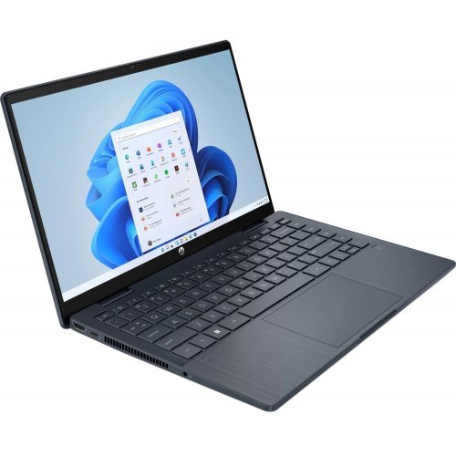 Ноутбук HP Pavilion x360 14-ek2006ua (BV5S3EA) Space Blue купить в Украине: Киев, Днепр, Харьков, Одесса  | Низкая цена, отзывы, характеристики от TELEMART фото