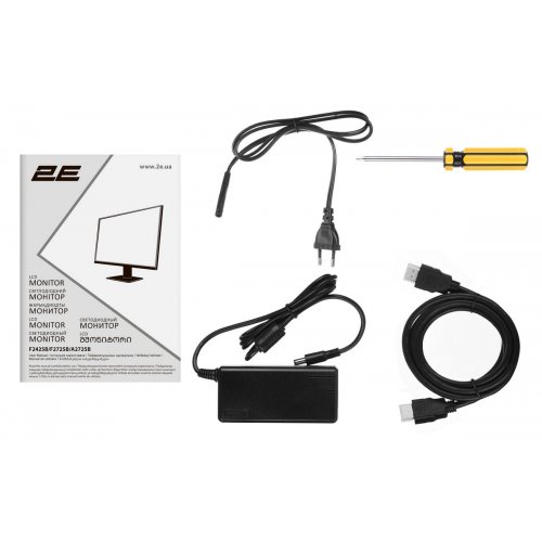 Монитор 2E 27" F2725B (2E-F2725B-01.EU) Black купить в Украине: Киев, Днепр, Харьков, Одесса  | Низкая цена, отзывы, характеристики от TELEMART фото