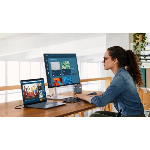 Монитор Dell 23.8" S2425HSM (210-BSZD) White купить в Украине: Киев, Днепр, Харьков, Одесса  | Низкая цена, отзывы, характеристики от TELEMART фото