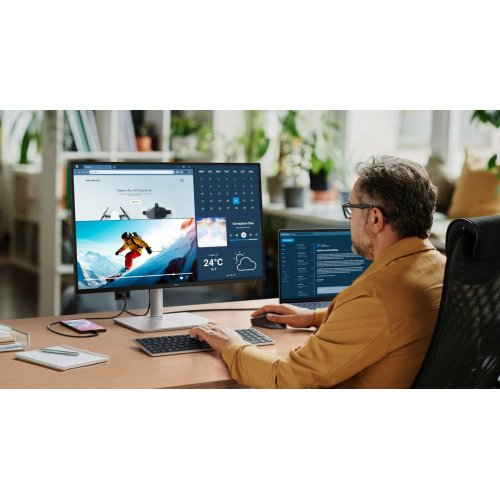 Монитор Dell 27" S2725DC (210-BSRL) White купить в Украине: Киев, Днепр, Харьков, Одесса  | Низкая цена, отзывы, характеристики от TELEMART фото