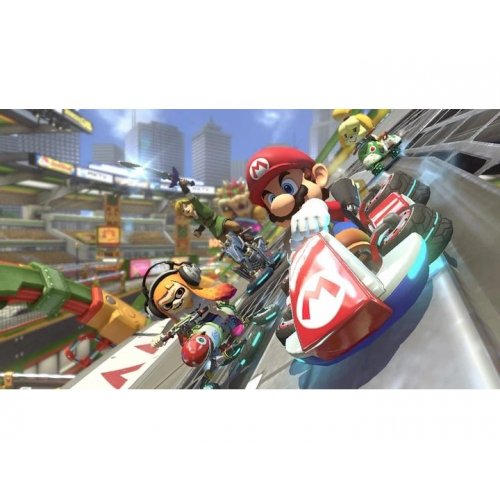 Игра Mario Kart 8 Deluxe (Nintendo Switch) (045496420277) купить в Украине: Киев, Днепр, Харьков, Одесса  | Низкая цена, отзывы, характеристики от TELEMART фото