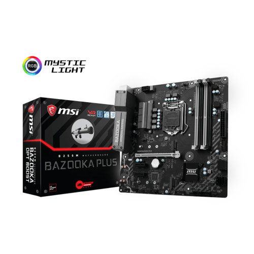 Материнська плата MSI B250M BAZOOKA PLUS (s1151, Intel B250) (Відновлено продавцем, 840207) купити в Україні: Київ, Львів, Хмельницький, Тернопіль, Івано-Франківськ | Перевірка сумісності, низька ціна, відгуки, характеристики від TELEMART фото