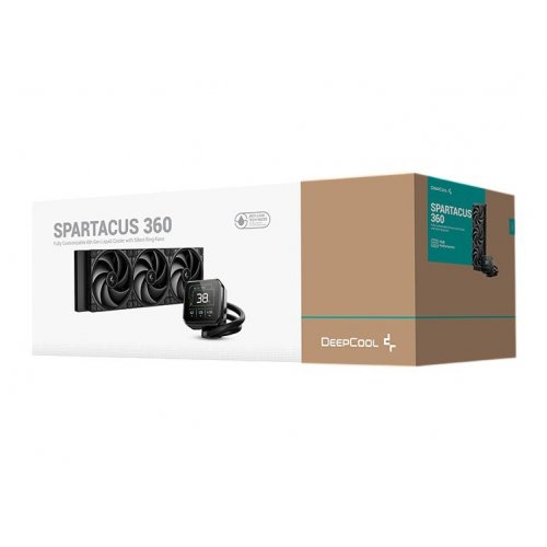 Готовая СВО Deepcool SPARTACUS 360 (R-SPT360-BKDSMP-G-1) Black купить в Украине: Киев, Днепр, Харьков, Одесса  | Проверка совместимости, низкая цена, отзывы, характеристики от TELEMART фото