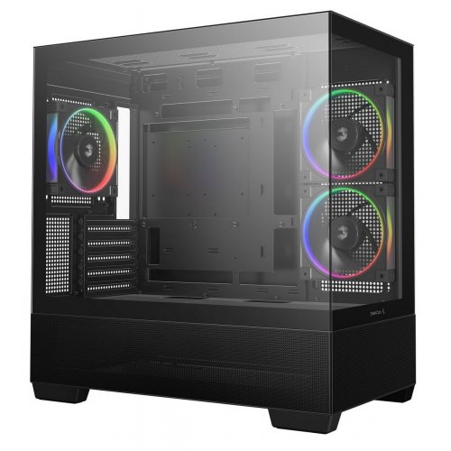 Корпус Deepcool CG380 3F Tempered Glass без БП (R-CG380-BKAGM3-G) Black купить в Украине: Киев, Днепр, Харьков, Одесса  | Проверка совместимости, низкая цена, отзывы, характеристики от TELEMART фото