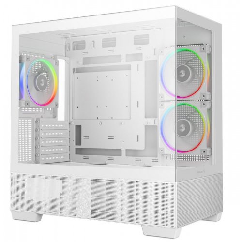Корпус Deepcool CG380 3F Tempered Glass без БП (R-CG380-WHAGM3-G) White купить в Украине: Киев, Днепр, Харьков, Одесса  | Проверка совместимости, низкая цена, отзывы, характеристики от TELEMART фото