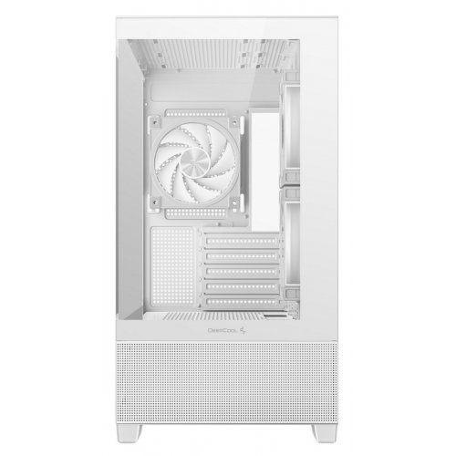 Корпус Deepcool CG380 3F Tempered Glass без БП (R-CG380-WHAGM3-G) White купить в Украине: Киев, Днепр, Харьков, Одесса  | Проверка совместимости, низкая цена, отзывы, характеристики от TELEMART фото