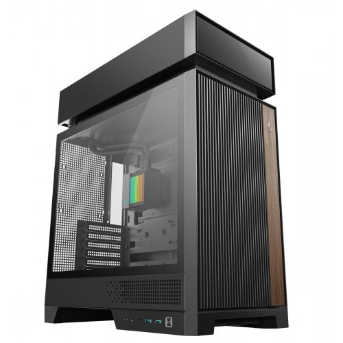 Корпус Deepcool CL6600 Tempered Glass без БП (R-CL6600-BKNNA0-G-1) Black купить в Украине: Киев, Днепр, Харьков, Одесса  | Проверка совместимости, низкая цена, отзывы, характеристики от TELEMART фото