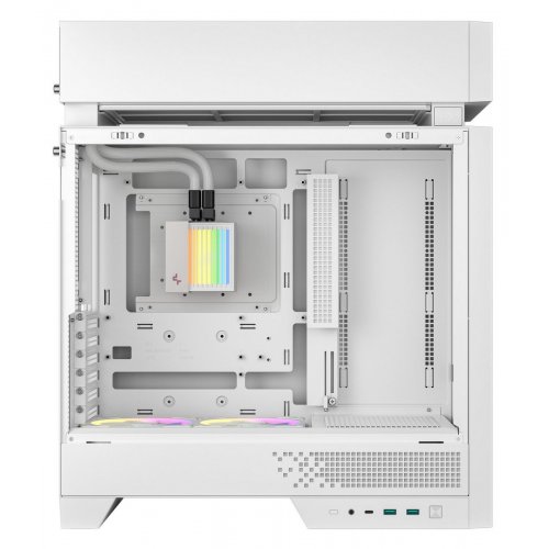 Корпус Deepcool CL6600 Tempered Glass без БП (R-CL6600-WHNNA0-G) White купить в Украине: Киев, Днепр, Харьков, Одесса  | Проверка совместимости, низкая цена, отзывы, характеристики от TELEMART фото