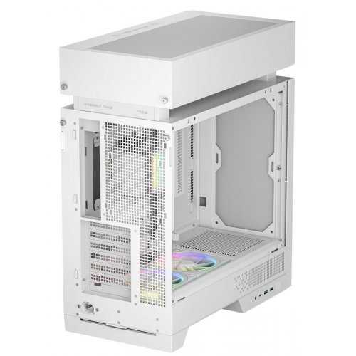 Корпус Deepcool CL6600 Tempered Glass без БП (R-CL6600-WHNNA0-G) White купить в Украине: Киев, Днепр, Харьков, Одесса  | Проверка совместимости, низкая цена, отзывы, характеристики от TELEMART фото