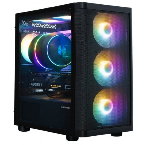 Корпус Zalman M4 SE Tempered Glass без БП Black купить в Украине: Киев, Днепр, Харьков, Одесса  | Проверка совместимости, низкая цена, отзывы, характеристики от TELEMART фото