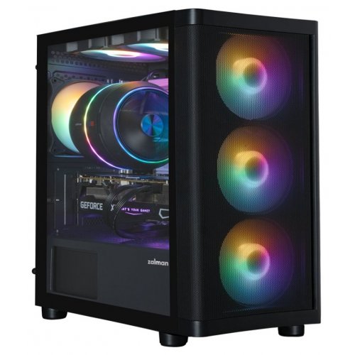 Корпус Zalman M4 SE Tempered Glass без БП Black купить в Украине: Киев, Днепр, Харьков, Одесса  | Проверка совместимости, низкая цена, отзывы, характеристики от TELEMART фото