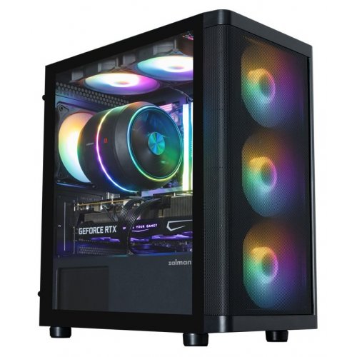 Корпус Zalman M4 SE Tempered Glass без БП Black купить в Украине: Киев, Днепр, Харьков, Одесса  | Проверка совместимости, низкая цена, отзывы, характеристики от TELEMART фото