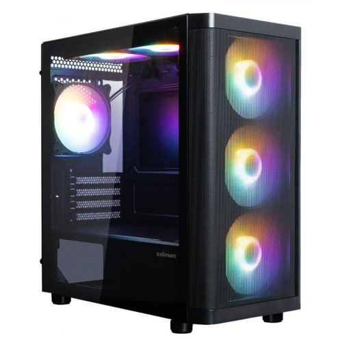 Корпус Zalman M4 SE Tempered Glass без БП Black купить в Украине: Киев, Днепр, Харьков, Одесса  | Проверка совместимости, низкая цена, отзывы, характеристики от TELEMART фото