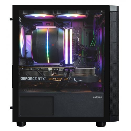 Корпус Zalman M4 SE Tempered Glass без БП Black купить в Украине: Киев, Днепр, Харьков, Одесса  | Проверка совместимости, низкая цена, отзывы, характеристики от TELEMART фото