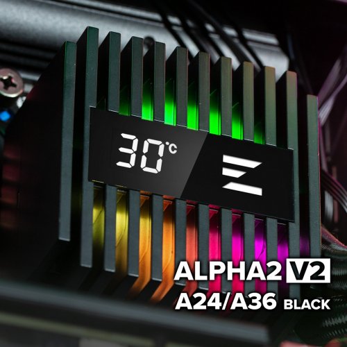Готова СВО Zalman Alpha 2 V2 A36 Black купити в Україні: Київ, Львів, Хмельницький, Тернопіль, Івано-Франківськ | Перевірка сумісності, низька ціна, відгуки, характеристики від TELEMART фото