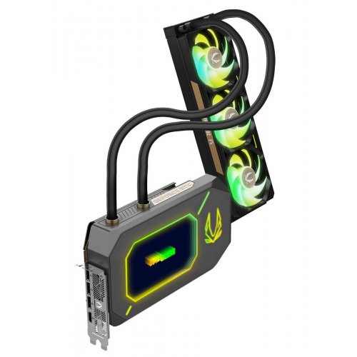 Відеокарта Zotac GeForce RTX 5090 GAMING ARCTICSTORM AIO 32768MB (ZT-B50900K-30P) купити в Україні: Київ, Львів, Хмельницький, Тернопіль, Івано-Франківськ | Перевірка сумісності, низька ціна, відгуки, характеристики від TELEMART фото