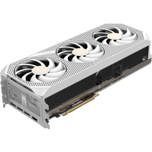 Відеокарта Zotac GeForce RTX 5080 GAMING SOLID OC White 16384MB (ZT-B50800Q-10P) купити в Україні: Київ, Львів, Хмельницький, Тернопіль, Івано-Франківськ | Перевірка сумісності, низька ціна, відгуки, характеристики від TELEMART фото