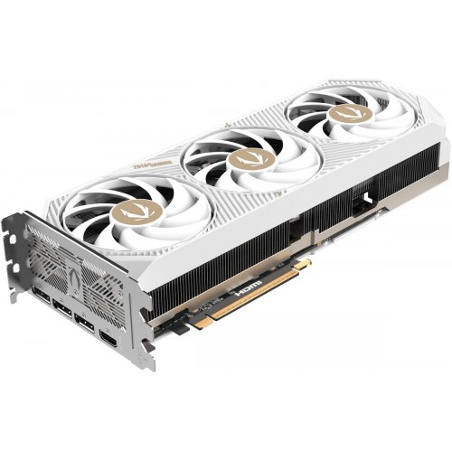 Відеокарта Zotac GeForce RTX 5070 Ti GAMING SOLID CORE OC White 16384MB (ZT-B50710Q2-10P) купити в Україні: Київ, Львів, Хмельницький, Тернопіль, Івано-Франківськ | Перевірка сумісності, низька ціна, відгуки, характеристики від TELEMART фото