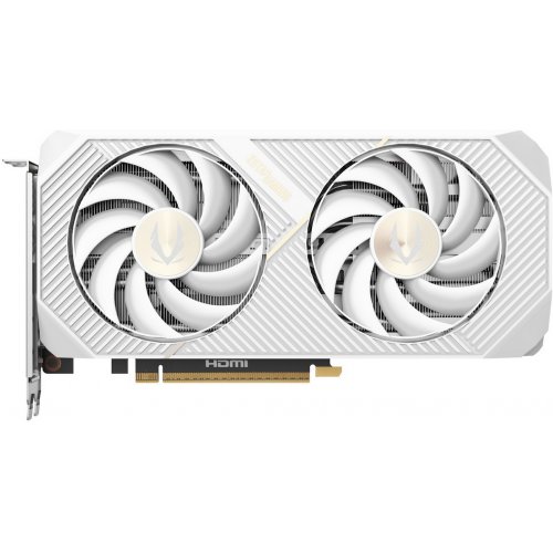 Відеокарта Zotac GeForce RTX 5070 GAMING Twin Edge OC White 12288MB (ZT-B50700Q-10P) купити в Україні: Київ, Львів, Хмельницький, Тернопіль, Івано-Франківськ | Перевірка сумісності, низька ціна, відгуки, характеристики від TELEMART фото
