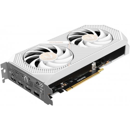 Відеокарта Zotac GeForce RTX 5070 GAMING Twin Edge OC White 12288MB (ZT-B50700Q-10P) купити в Україні: Київ, Львів, Хмельницький, Тернопіль, Івано-Франківськ | Перевірка сумісності, низька ціна, відгуки, характеристики від TELEMART фото