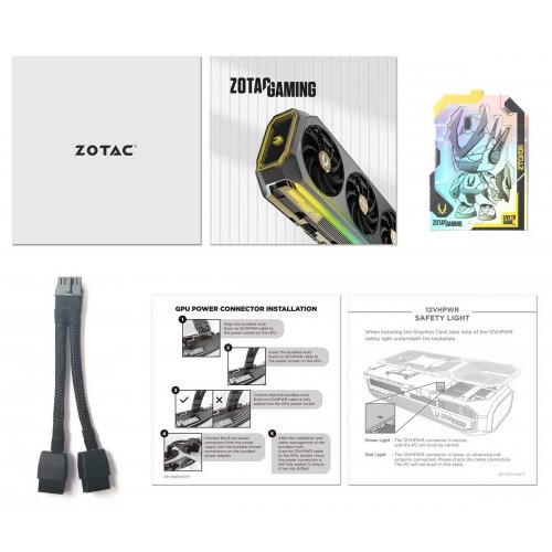 Відеокарта Zotac GeForce RTX 5070 GAMING Twin Edge OC White 12288MB (ZT-B50700Q-10P) купити в Україні: Київ, Львів, Хмельницький, Тернопіль, Івано-Франківськ | Перевірка сумісності, низька ціна, відгуки, характеристики від TELEMART фото
