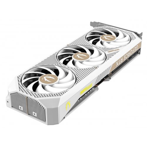 Відеокарта Zotac GeForce RTX 5070 GAMING AMP White 12288MB (ZT-B50700FQ-10P) купити в Україні: Київ, Львів, Хмельницький, Тернопіль, Івано-Франківськ | Перевірка сумісності, низька ціна, відгуки, характеристики від TELEMART фото
