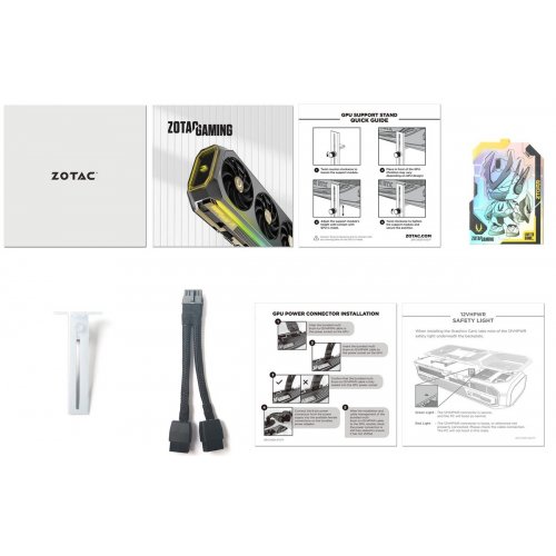 Відеокарта Zotac GeForce RTX 5070 GAMING AMP White 12288MB (ZT-B50700FQ-10P) купити в Україні: Київ, Львів, Хмельницький, Тернопіль, Івано-Франківськ | Перевірка сумісності, низька ціна, відгуки, характеристики від TELEMART фото
