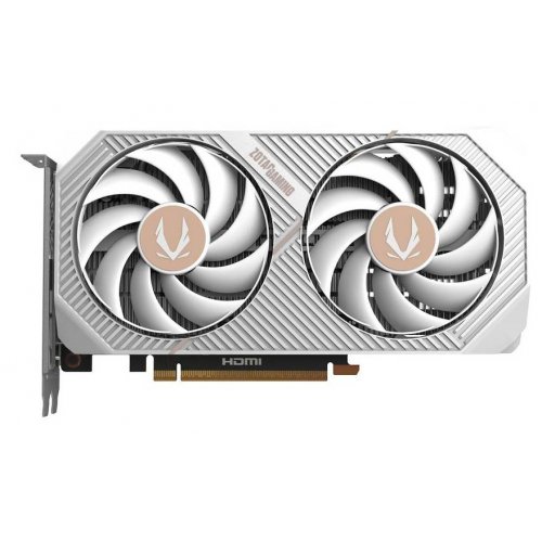 Відеокарта Zotac GeForce RTX 5060 GAMING Twin Edge OC White 8192MB (ZT-B50600Q-10M) купити в Україні: Київ, Львів, Хмельницький, Тернопіль, Івано-Франківськ | Перевірка сумісності, низька ціна, відгуки, характеристики від TELEMART фото