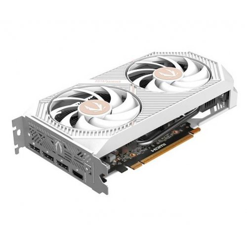 Відеокарта Zotac GeForce RTX 5060 GAMING Twin Edge OC White 8192MB (ZT-B50600Q-10M) купити в Україні: Київ, Львів, Хмельницький, Тернопіль, Івано-Франківськ | Перевірка сумісності, низька ціна, відгуки, характеристики від TELEMART фото