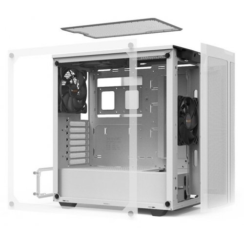 Корпус Be Quiet! Pure Base 500DX ARGB Tempered Glass без БП (BGW38) White (Восстановлено продавцом, 840313) купить в Украине: Киев, Днепр, Харьков, Одесса  | Проверка совместимости, низкая цена, отзывы, характеристики от TELEMART фото
