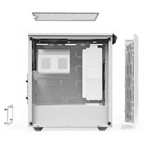Корпус Be Quiet! Pure Base 500DX ARGB Tempered Glass без БП (BGW38) White (Восстановлено продавцом, 840313) купить в Украине: Киев, Днепр, Харьков, Одесса  | Проверка совместимости, низкая цена, отзывы, характеристики от TELEMART фото