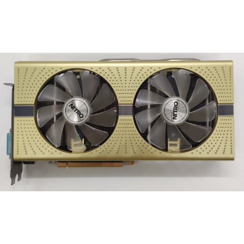 Відеокарта Sapphire Radeon RX590 Nitro+ AMD 50th Gold Edition 8192MB (299-5E366-001SA) (Відновлено продавцем, 840317) купити в Україні: Київ, Львів, Хмельницький, Тернопіль, Івано-Франківськ | Перевірка сумісності, низька ціна, відгуки, характеристики від TELEMART фото
