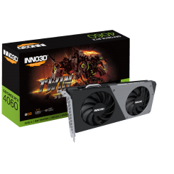 Відеокарта Inno3D GeForce RTX 4060 TWIN X2 8192MB (N40602-08D6-173051N) (Відновлено продавцем, 840322)