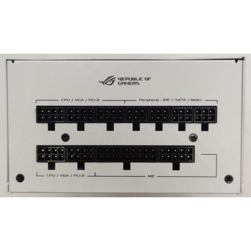 Блок питания Asus ROG Strix 850W White Edition (90YE00A4-B0NA00) (Восстановлено продавцом, 840328) купить в Украине: Киев, Днепр, Харьков, Одесса  | Проверка совместимости, низкая цена, отзывы, характеристики от TELEMART фото