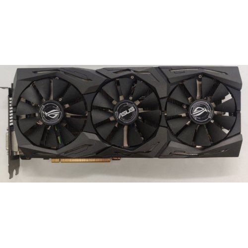 Відеокарта Asus ROG Radeon RX 580 STRIX 8192MB (ROG-STRIX-RX580-8G-GAMING) (Відновлено продавцем, 840330) купити в Україні: Київ, Львів, Хмельницький, Тернопіль, Івано-Франківськ | Перевірка сумісності, низька ціна, відгуки, характеристики від TELEMART фото