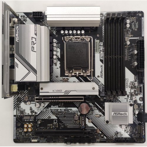 Материнська плата AsRock B760 Pro RS (s1700, Intel B760) (Відновлено продавцем, 840332) купити в Україні: Київ, Львів, Хмельницький, Тернопіль, Івано-Франківськ | Перевірка сумісності, низька ціна, відгуки, характеристики від TELEMART фото