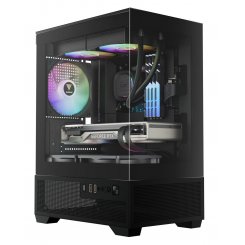 Корпус Gamdias AURA GC9M Elite ARGB Tempered Glass без БЖ (4711514503135) Black (Відновлено продавцем, 840338)