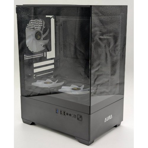 Корпус Gamdias AURA GC9M Elite ARGB Tempered Glass без БЖ (4711514503135) Black (Відновлено продавцем, 840338) купити в Україні: Київ, Львів, Хмельницький, Тернопіль, Івано-Франківськ | Перевірка сумісності, низька ціна, відгуки, характеристики від TELEMART фото