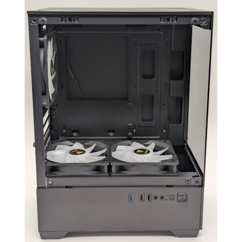 Корпус Gamdias AURA GC9M Elite ARGB Tempered Glass без БЖ (4711514503135) Black (Відновлено продавцем, 840338) купити в Україні: Київ, Львів, Хмельницький, Тернопіль, Івано-Франківськ | Перевірка сумісності, низька ціна, відгуки, характеристики від TELEMART фото