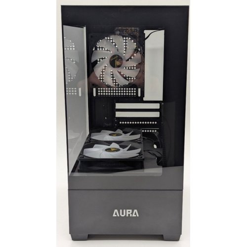Корпус Gamdias AURA GC9M Elite ARGB Tempered Glass без БЖ (4711514503135) Black (Відновлено продавцем, 840338) купити в Україні: Київ, Львів, Хмельницький, Тернопіль, Івано-Франківськ | Перевірка сумісності, низька ціна, відгуки, характеристики від TELEMART фото