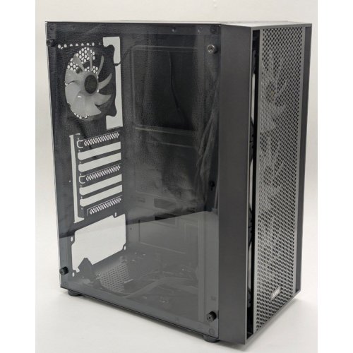 Корпус Gamdias AURA GC2 Tempered Glass без БЖ (4712960137134) Black (Відновлено продавцем, 840356) купити в Україні: Київ, Львів, Хмельницький, Тернопіль, Івано-Франківськ | Перевірка сумісності, низька ціна, відгуки, характеристики від TELEMART фото