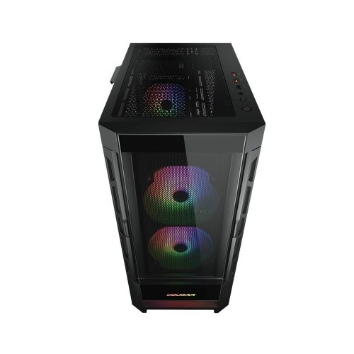 Корпус Cougar Duoface RGB Tempered Glass без БП Black (Состояние нового, 840358) купить в Украине: Киев, Днепр, Харьков, Одесса  | Проверка совместимости, низкая цена, отзывы, характеристики от TELEMART фото
