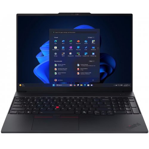 Ноутбук Lenovo ThinkPad E16 Gen 3 (21SUS01M00) Black купить в Украине: Киев, Днепр, Харьков, Одесса  | Низкая цена, отзывы, характеристики от TELEMART фото